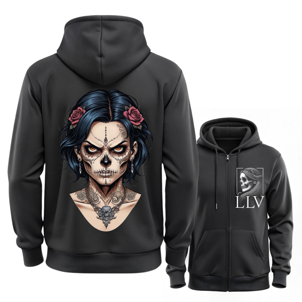 Lara Sweatjacke "Skull" designed by LottaLaVida