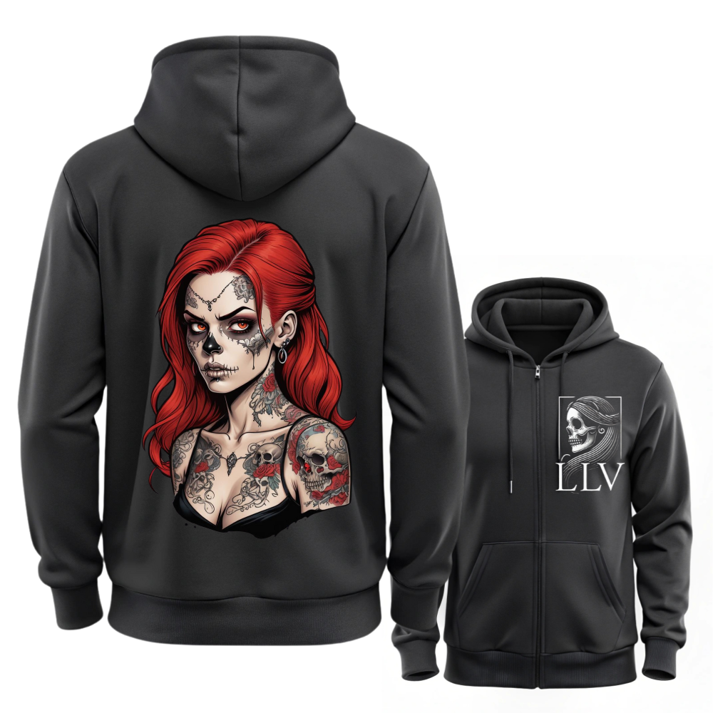 Lobi Sweatjacke "Skull" designed by LottaLaVida