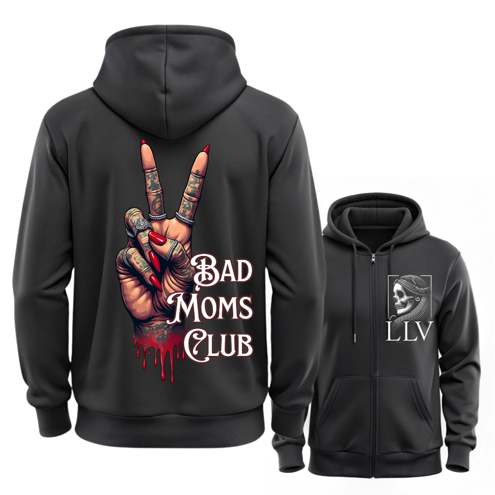 Leace Sweatjacke "Bad Moms Club" designed by LottaLaVida