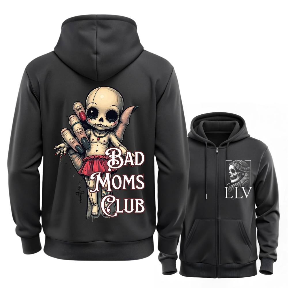 Lala Sweatjacke "Bad Moms Club" designed by LottaLaVida