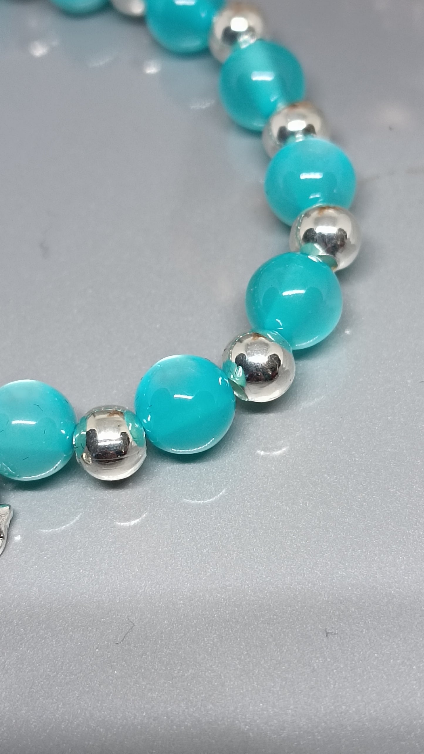 Armband "blaue Mieze"