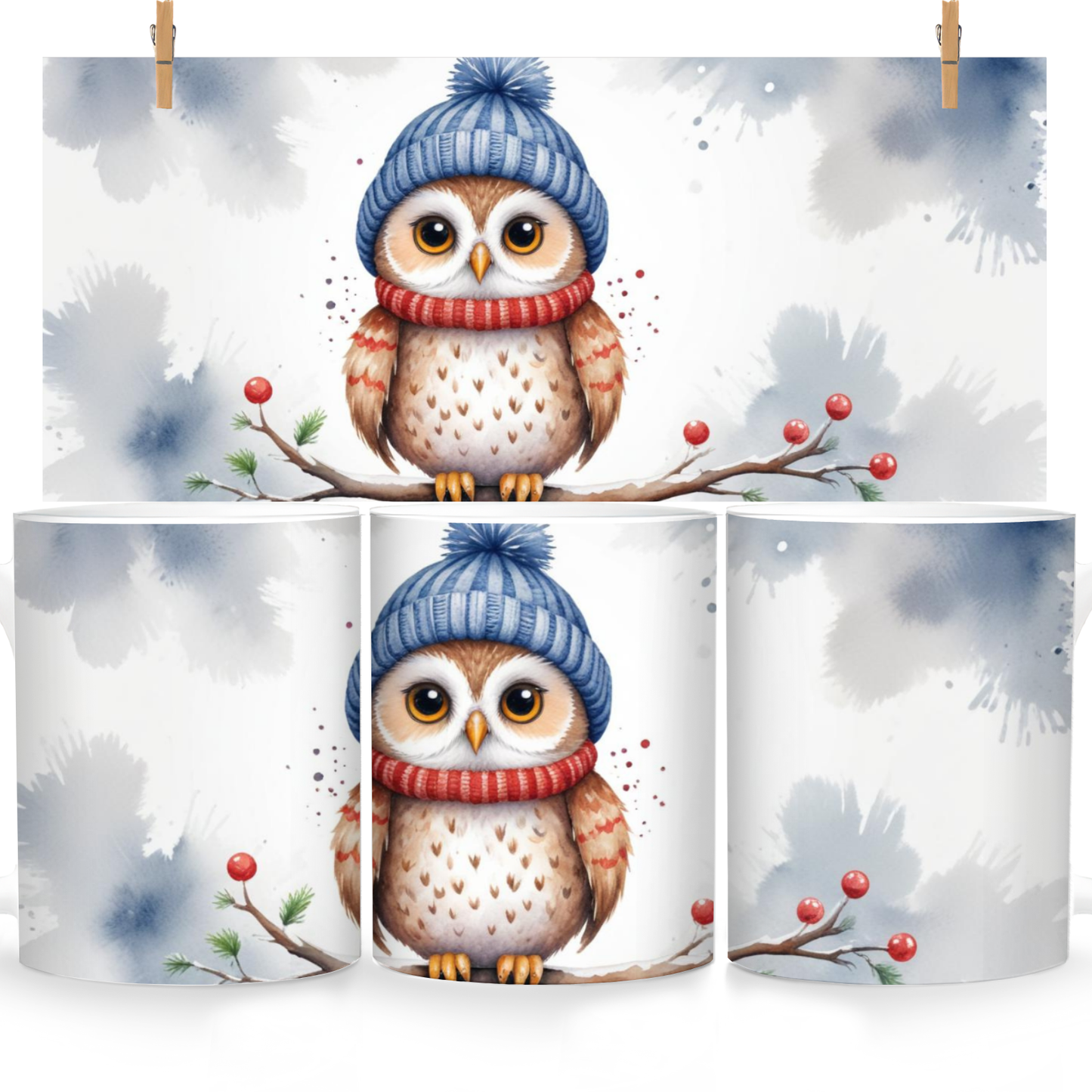 #Tasse X-Mas Eule Tobi