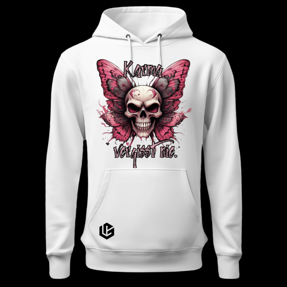 Hoodie "Karma vergisst nicht " designed by LottaLaVida