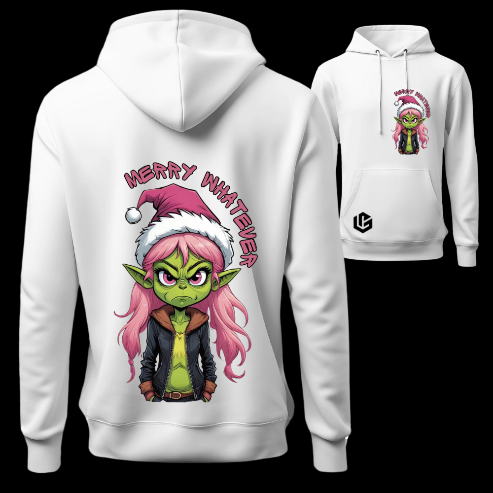 Hoodie "Grinch Pinki" designed by LottaLaVida