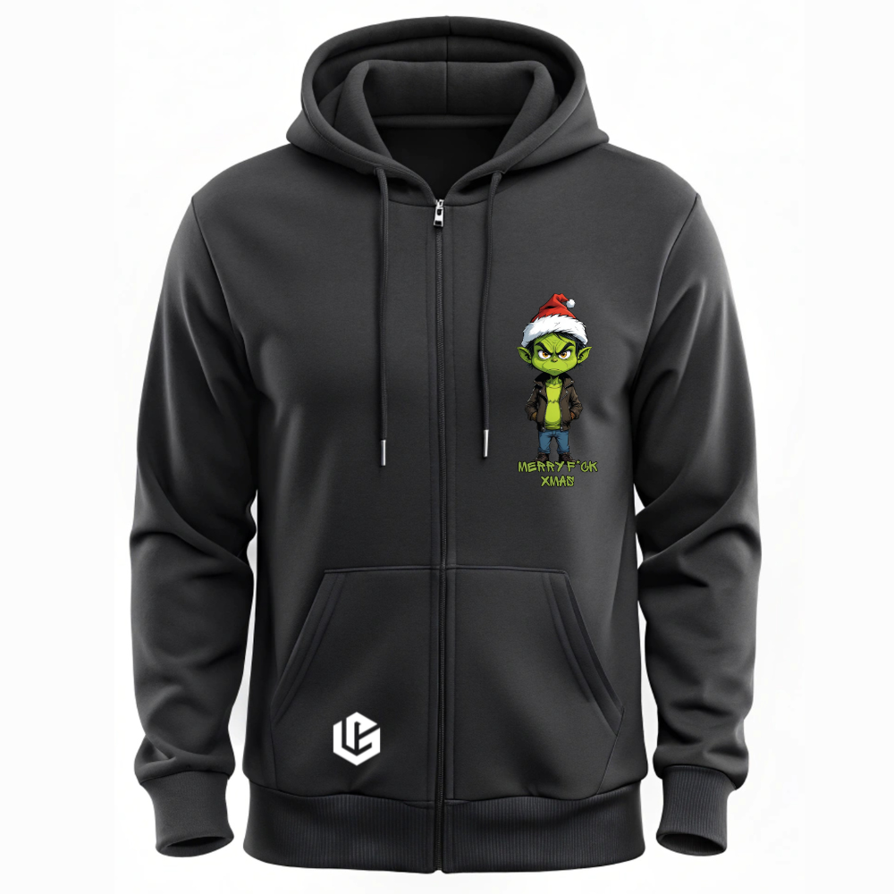 Sweatjacke "Grinch Steff" designed by LottaLaVida