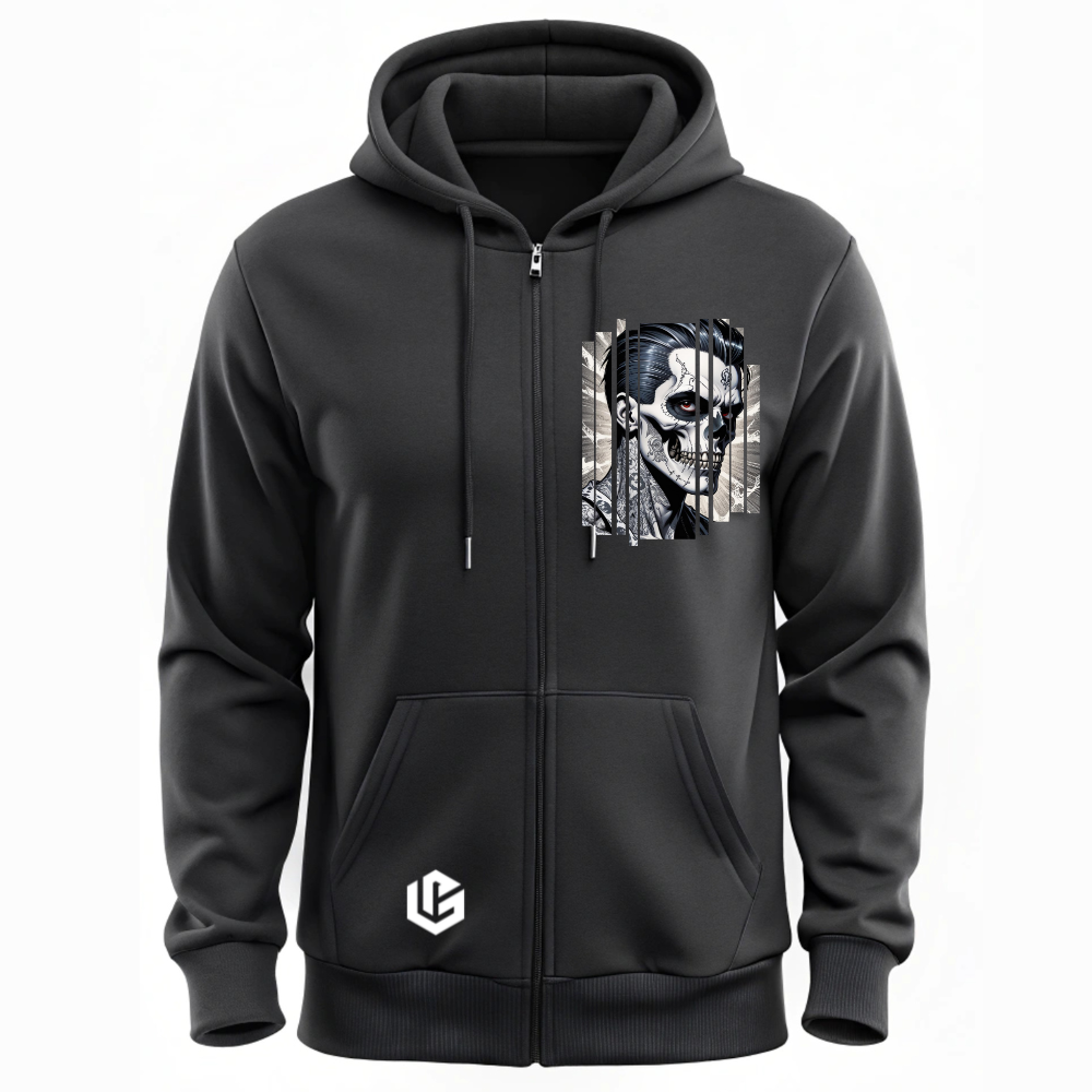 Sweatjacke "Skull-Loki" designed by LottaLaVida