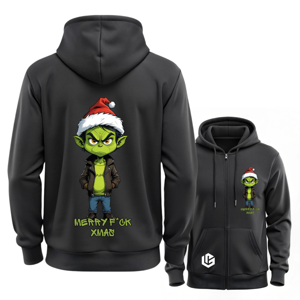 Sweatjacke "Grinch Steff" designed by LottaLaVida