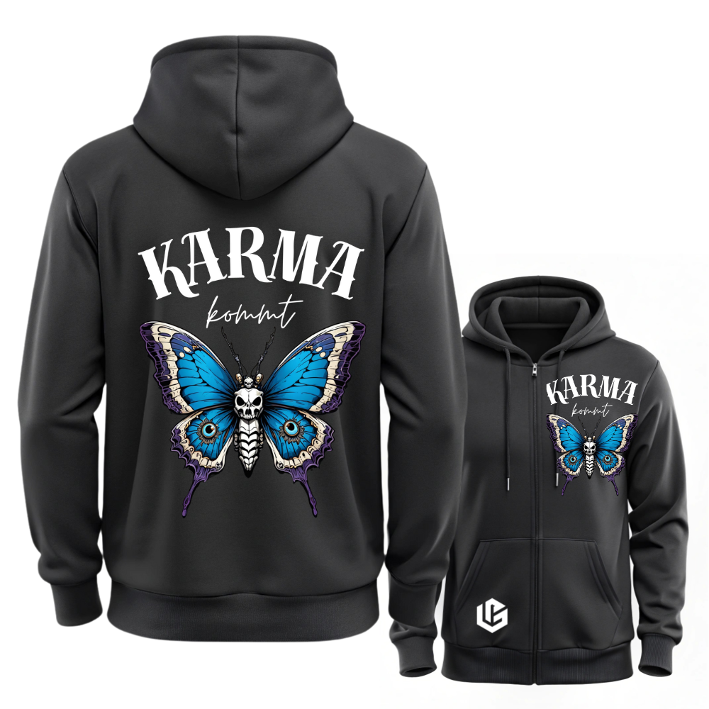 Sweatjacke "Karma I" designed by LottaLaVida