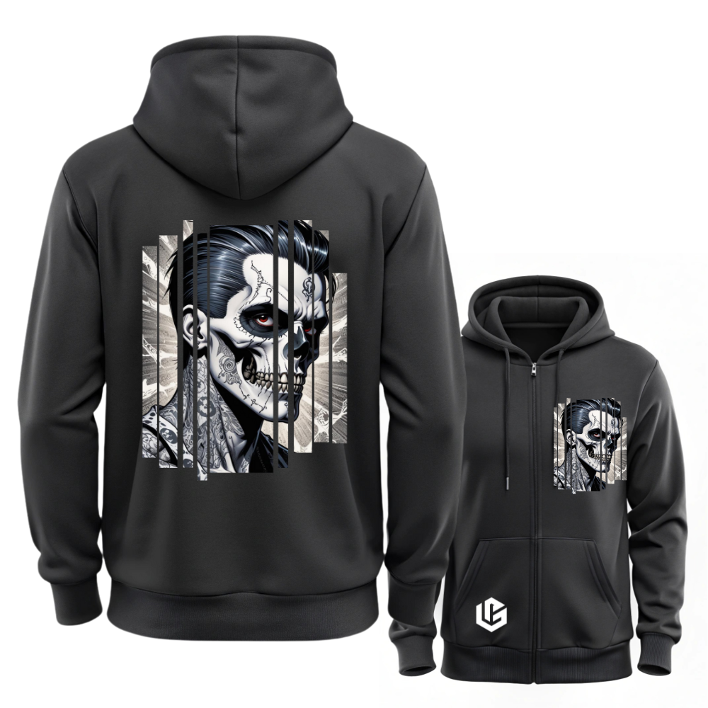 Sweatjacke "Skull-Loki" designed by LottaLaVida