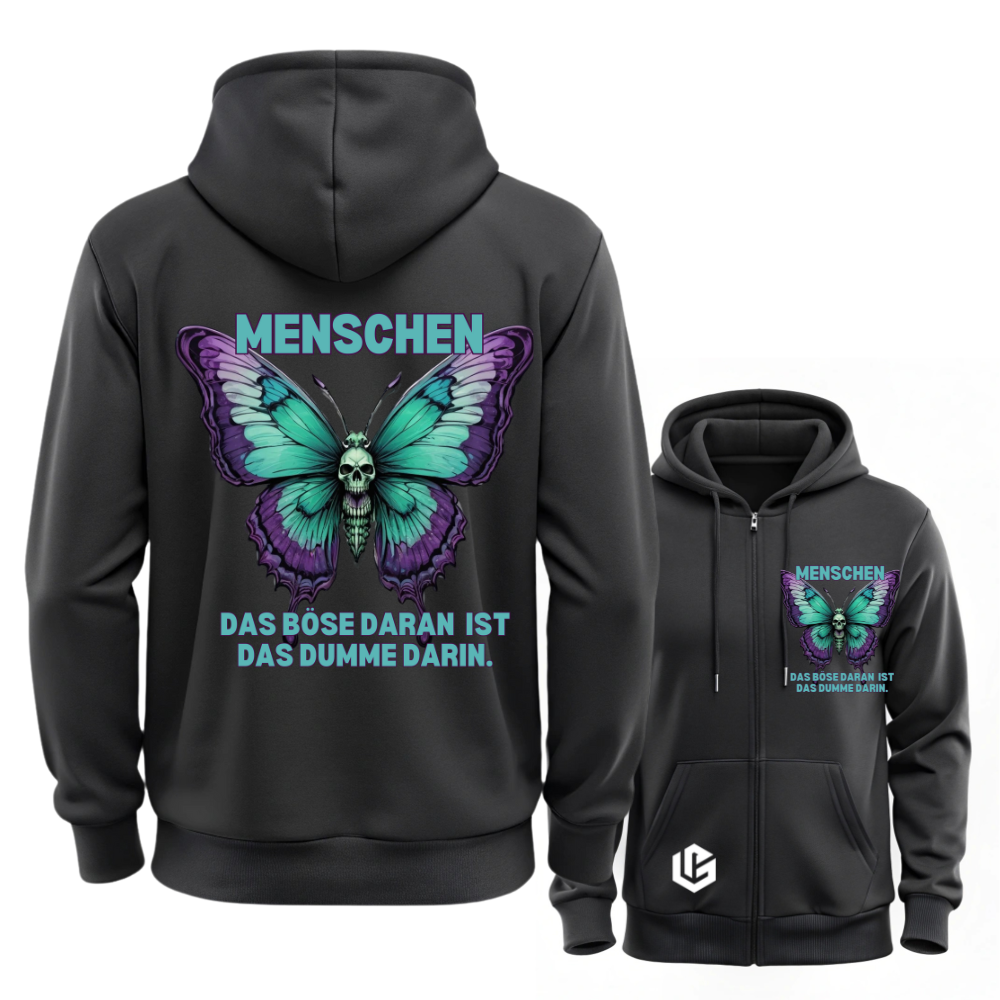 Sweatjacke "Menschen" designed by LottaLaVida