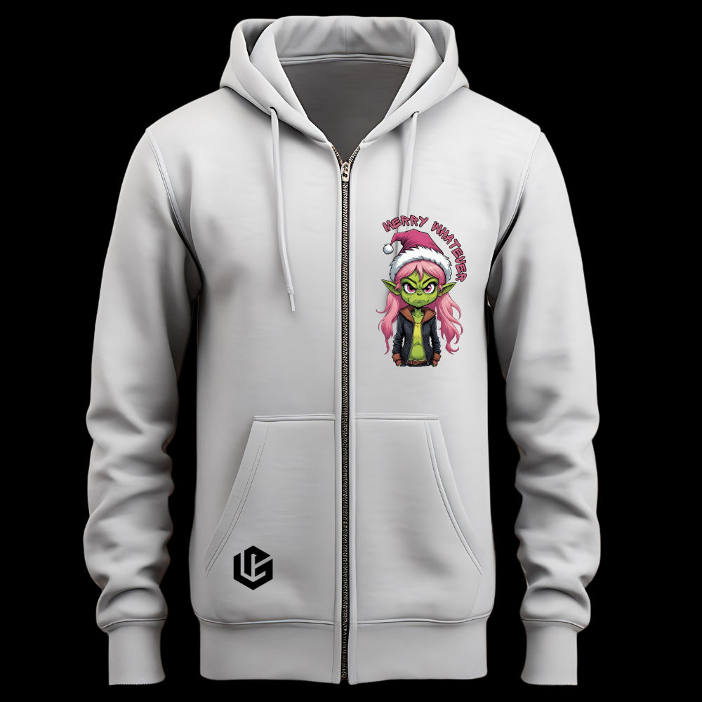 Sweatjacke "Grinch Pinki" designed by LottaLaVida