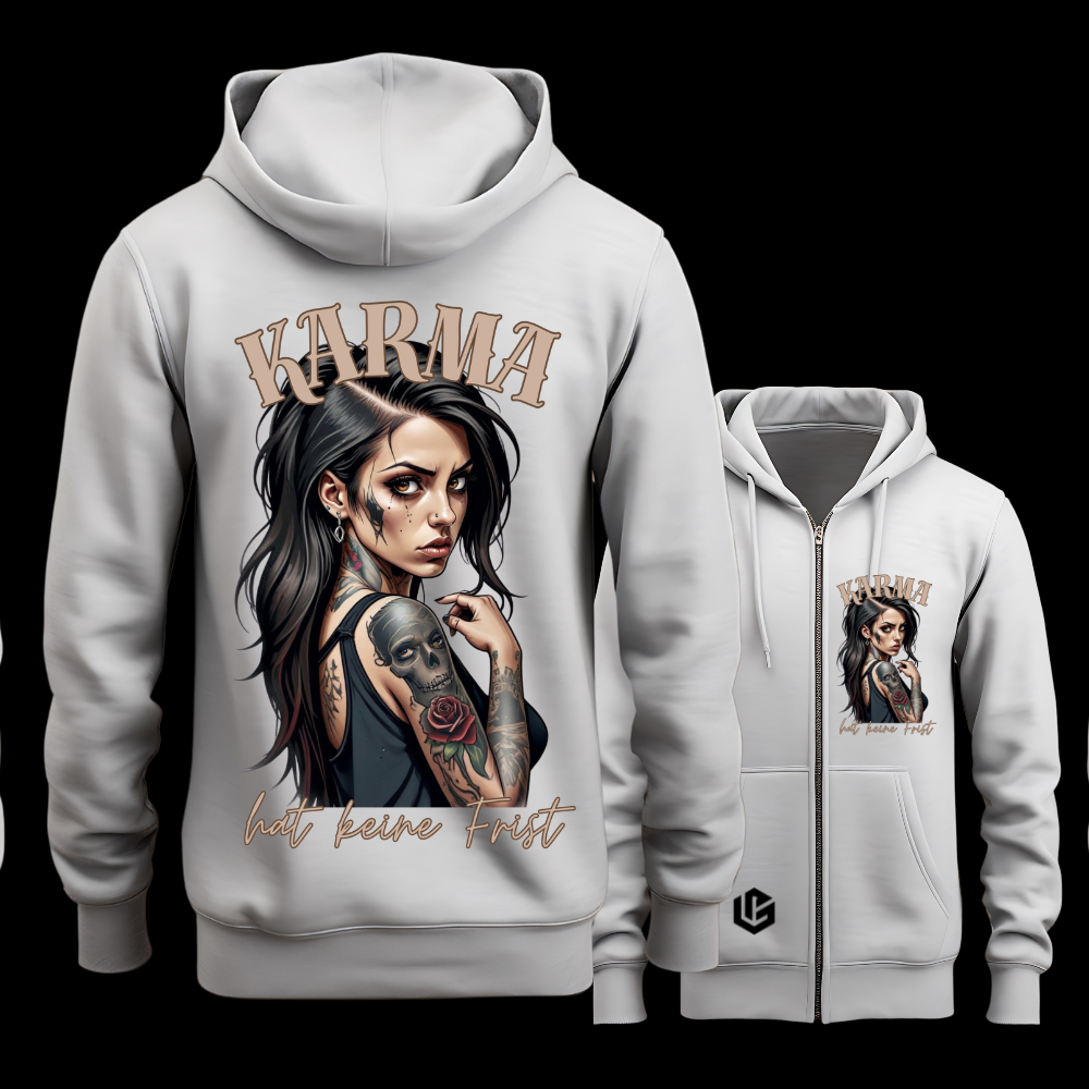 Sweatjacke "Karma" designed by LottaLaVida