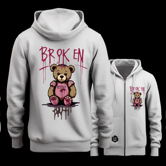 Sweatjacke "Broken" designed by LottaLaVida