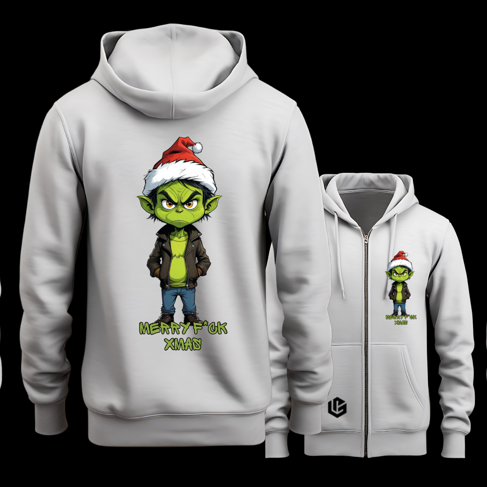 Sweatjacke "Grinch Steff" designed by LottaLaVida