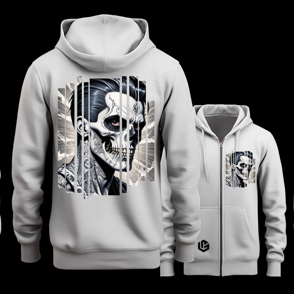 Sweatjacke "Skull-Loki" designed by LottaLaVida