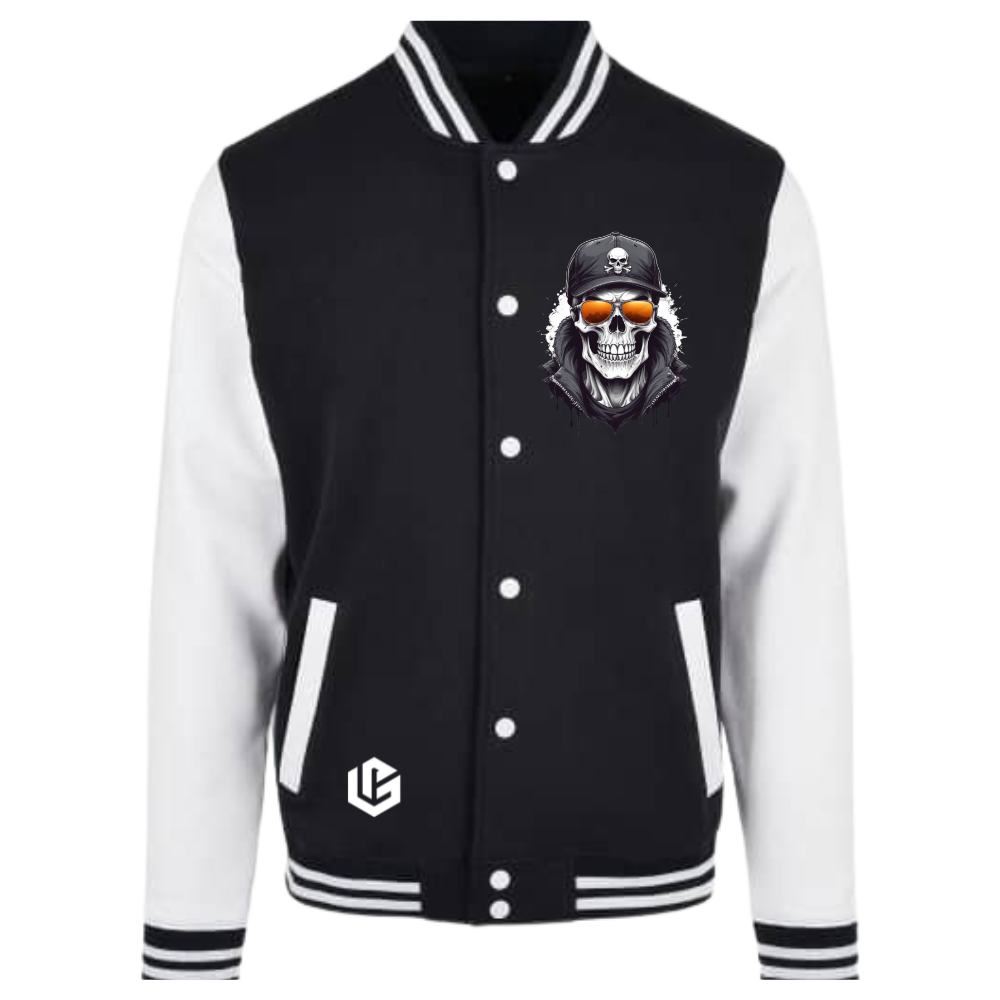 Collegejacke "Skull-Biker" designed by LottaLaVida