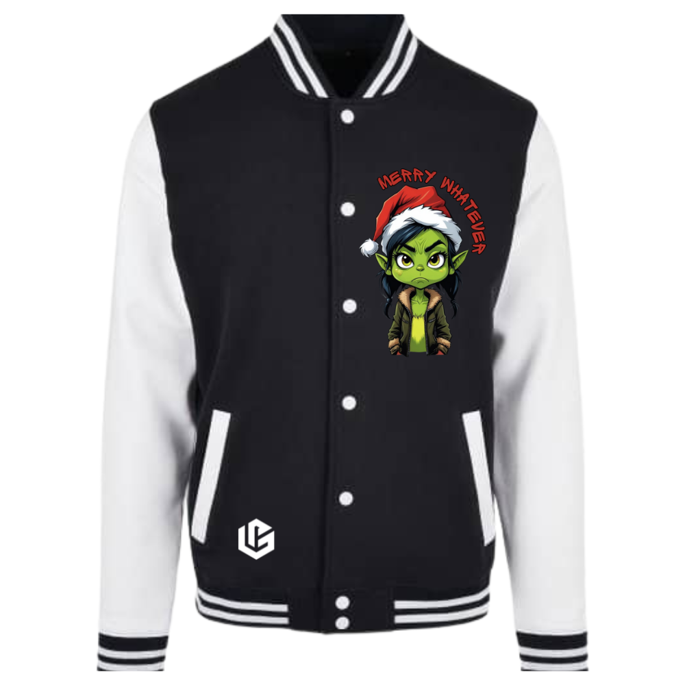 Collegejacke "Grinch Franka" designed by LottaLaVida