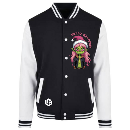 Collegejacke "Grinch Pinki" designed by LottaLaVida