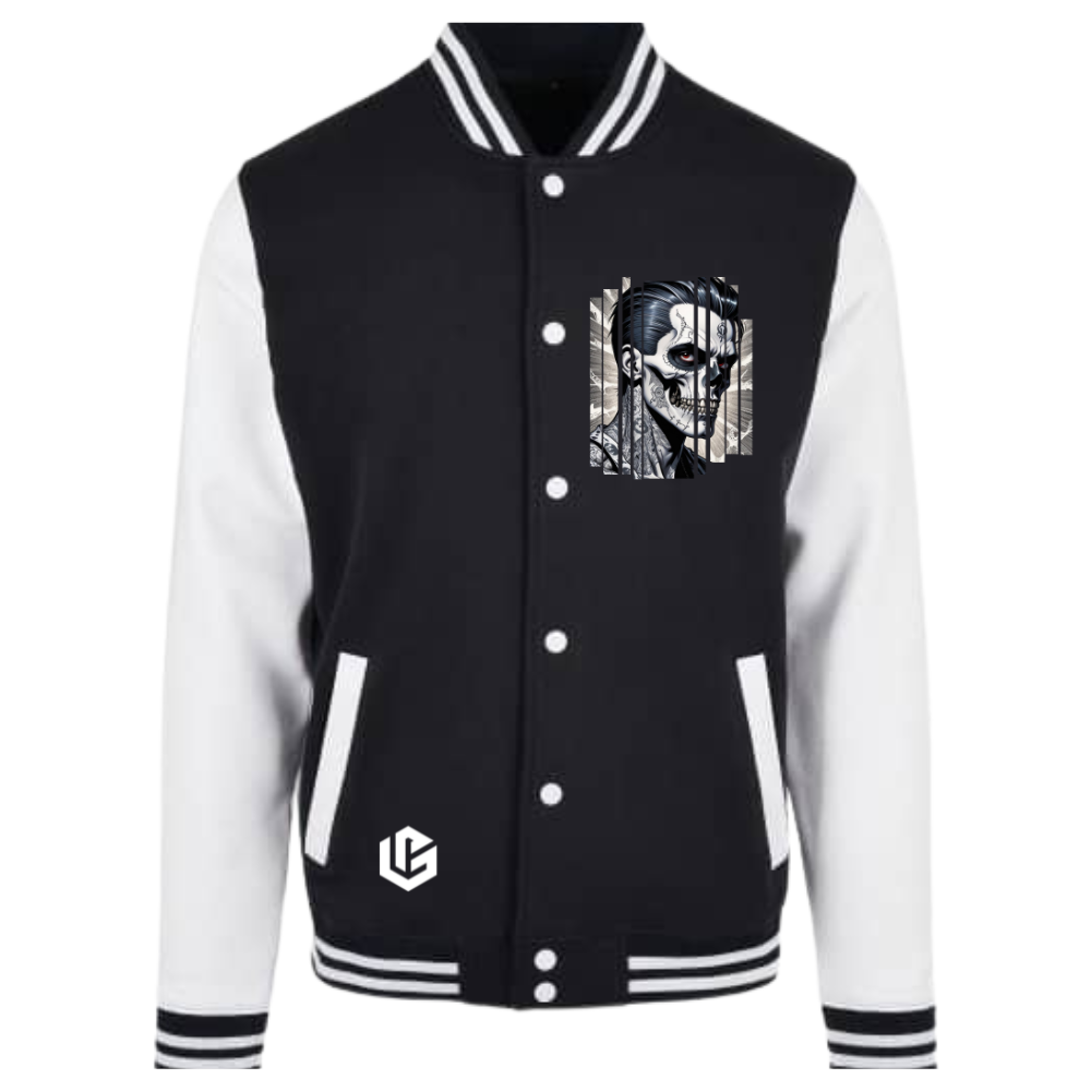 Collegejacke "Skull-Loki" designed by LottaLaVida