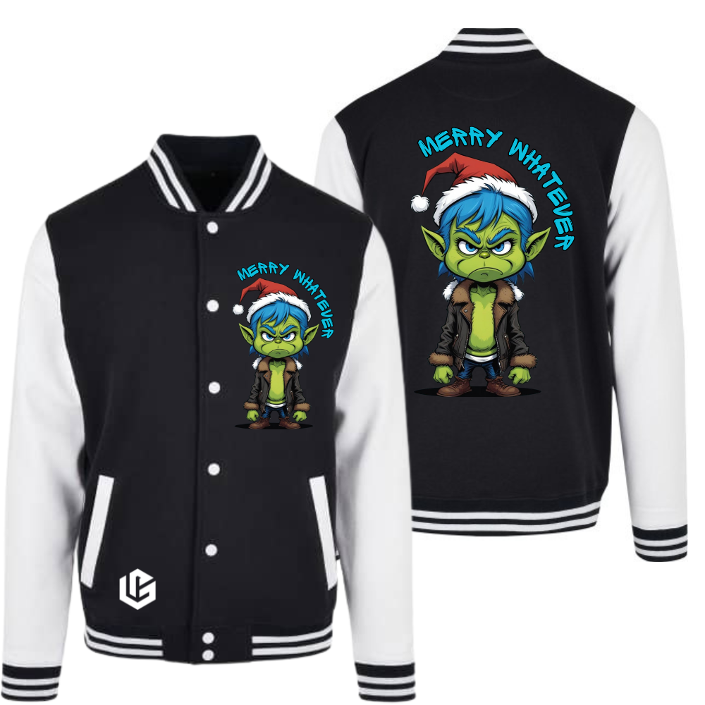 Collegejacke "Grinch Blue" designed by LottaLaVida