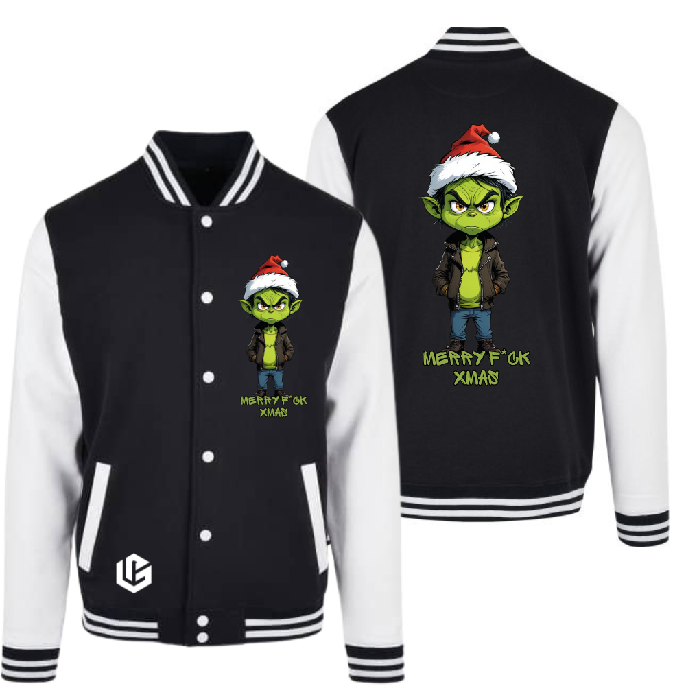 Collegejacke "Grinch Steff" designed by LottaLaVida