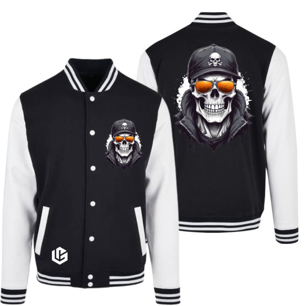 Collegejacke "Skull-Biker" designed by LottaLaVida