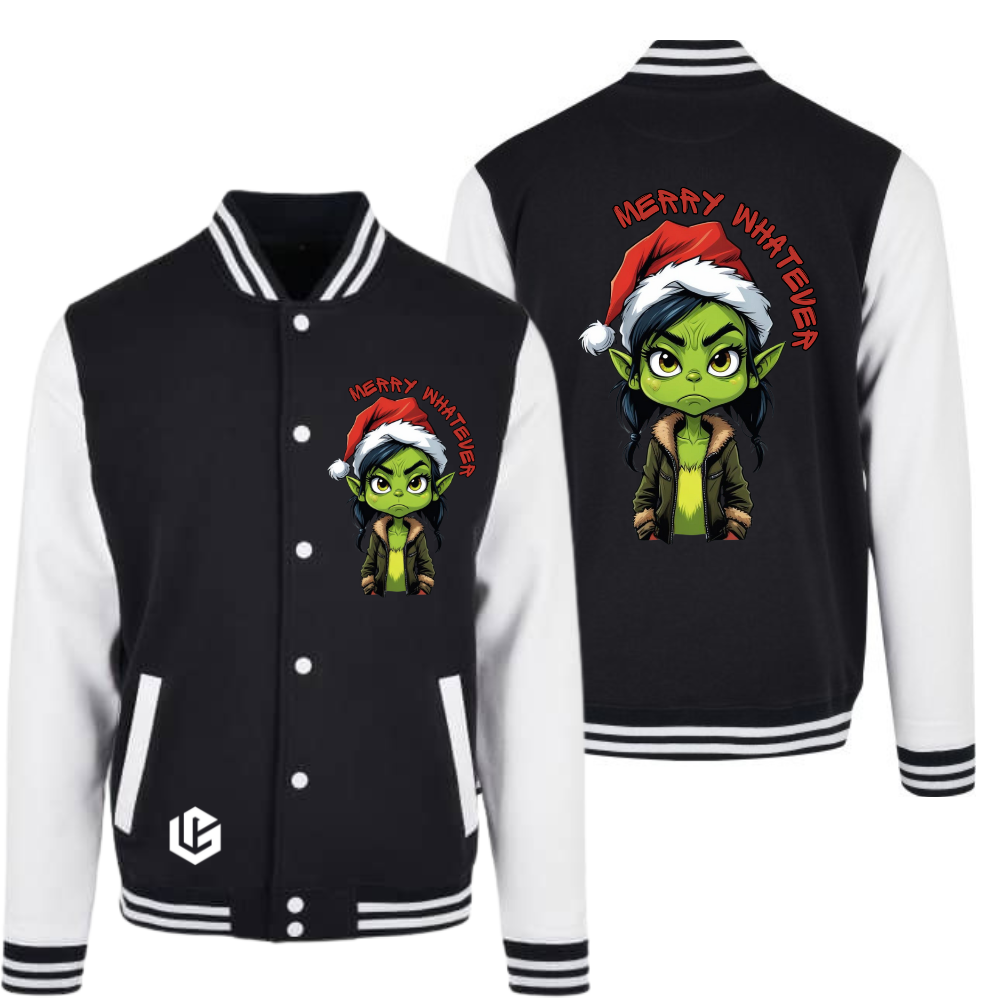 Collegejacke "Grinch Franka" designed by LottaLaVida