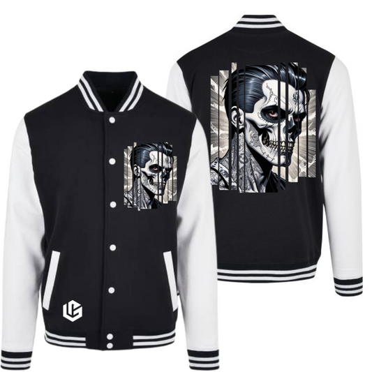 Collegejacke "Skull-Loki" designed by LottaLaVida