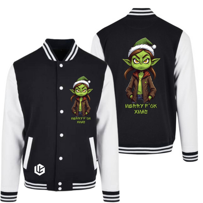 Collegejacke "Grinch Dinchen" designed by LottaLaVida