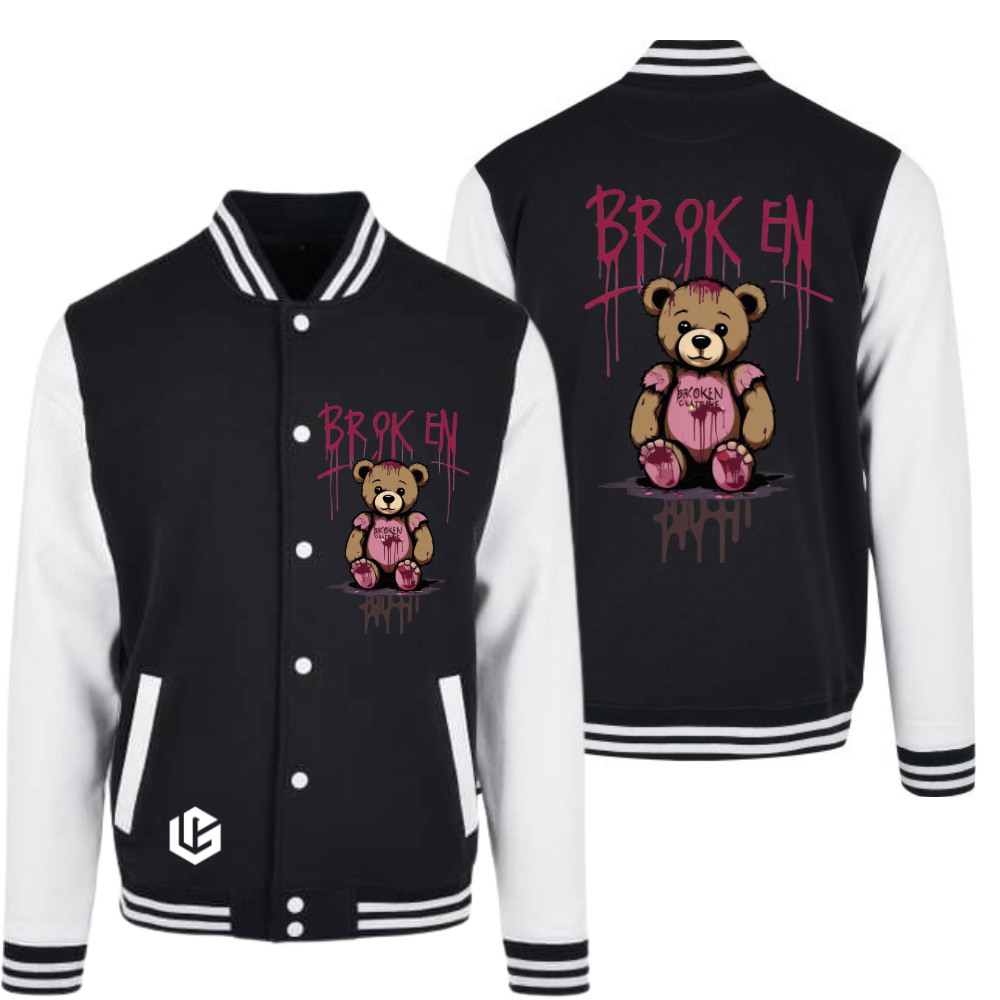 Collegejacke "Broken" designed by LottaLaVida