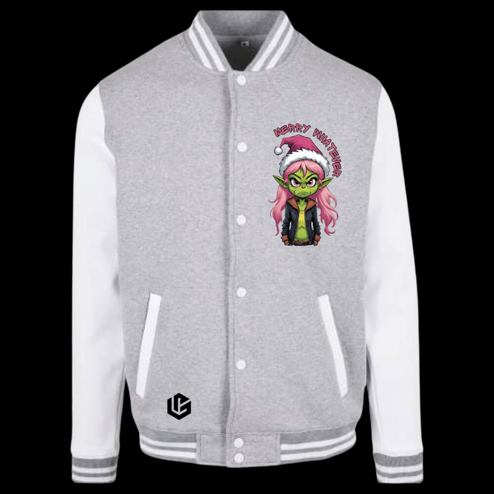 Collegejacke "Grinch Pinki" designed by LottaLaVida