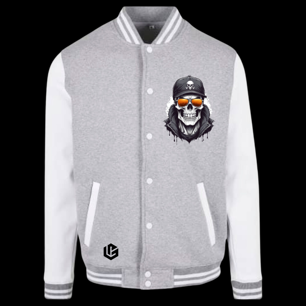 Collegejacke "Skull-Biker" designed by LottaLaVida