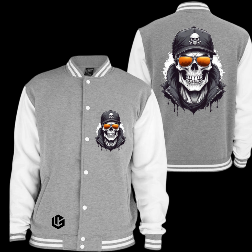 Collegejacke "Skull-Biker" designed by LottaLaVida