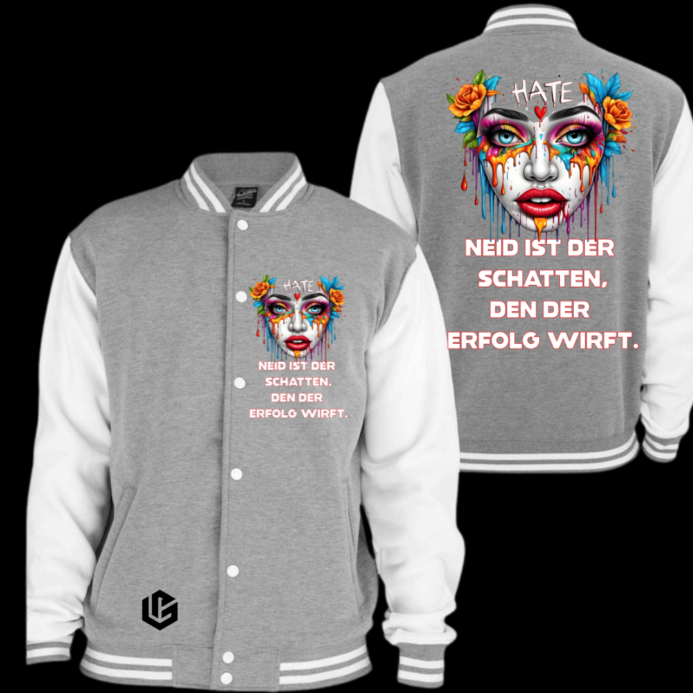 Collegejacke "Hate" designed by LottaLaVida