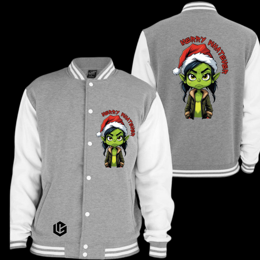 Collegejacke "Grinch Franka" designed by LottaLaVida