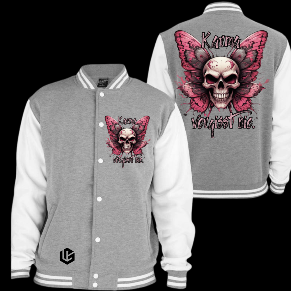 Collegejacke "Karma vergisst nicht " designed by LottaLaVida