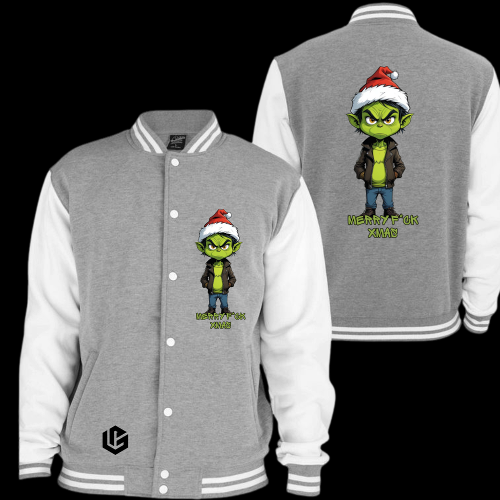 Collegejacke "Grinch Steff" designed by LottaLaVida