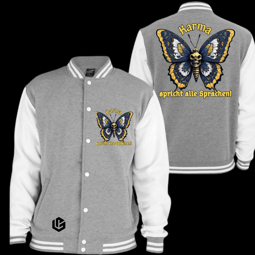 Collegejacke "Karma, Sprachen " designed by LottaLaVida