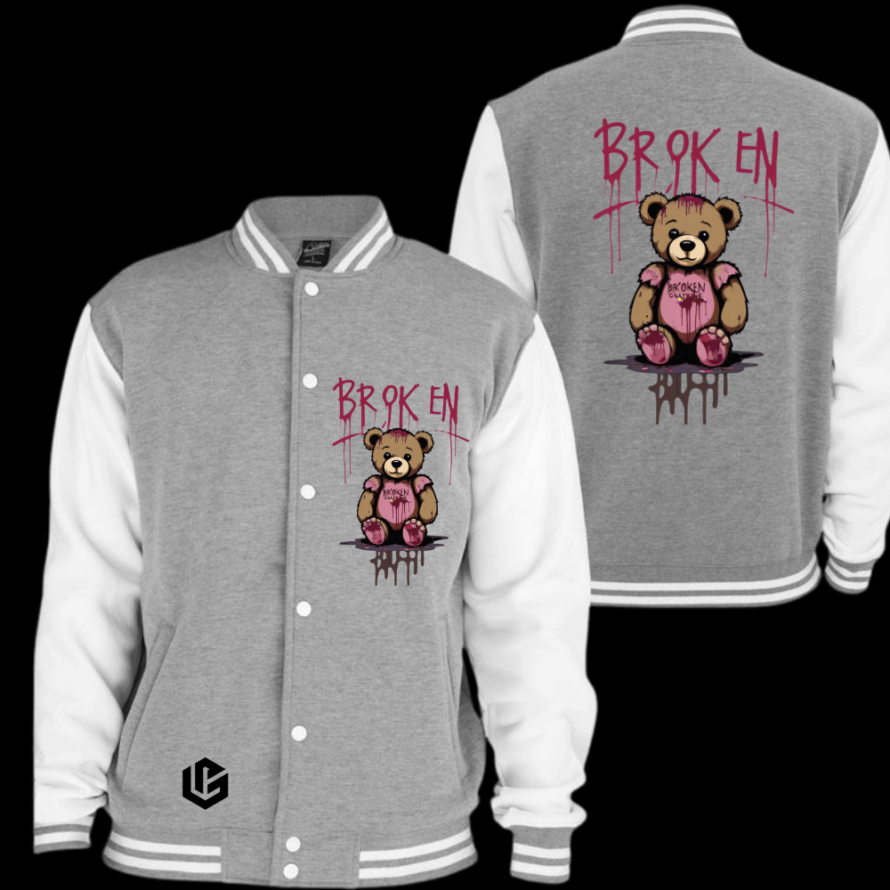 Collegejacke "Broken" designed by LottaLaVida