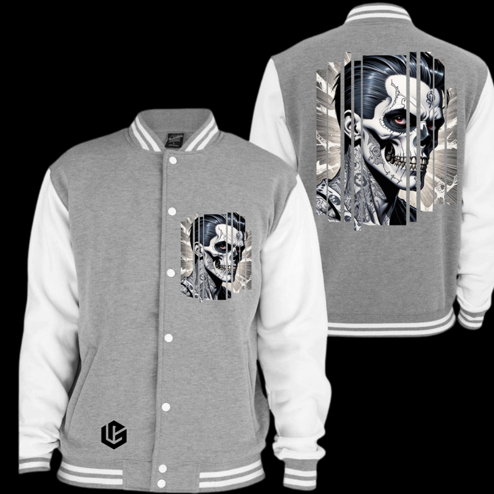 Collegejacke "Skull-Loki" designed by LottaLaVida