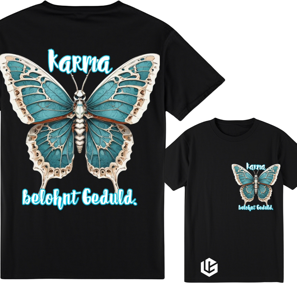 T-Shirt "Karma, Geduld" designed by LottaLaVida