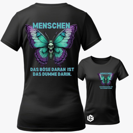 Wide Neck Tee "Menschen" designed by LottaLaVida