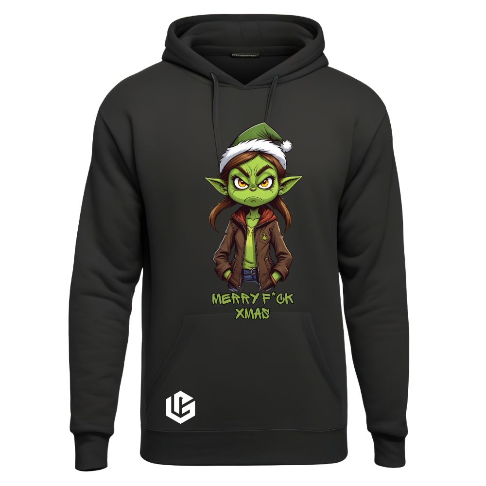 Hoodie "Grinch Dinchen" designed by LottaLaVida