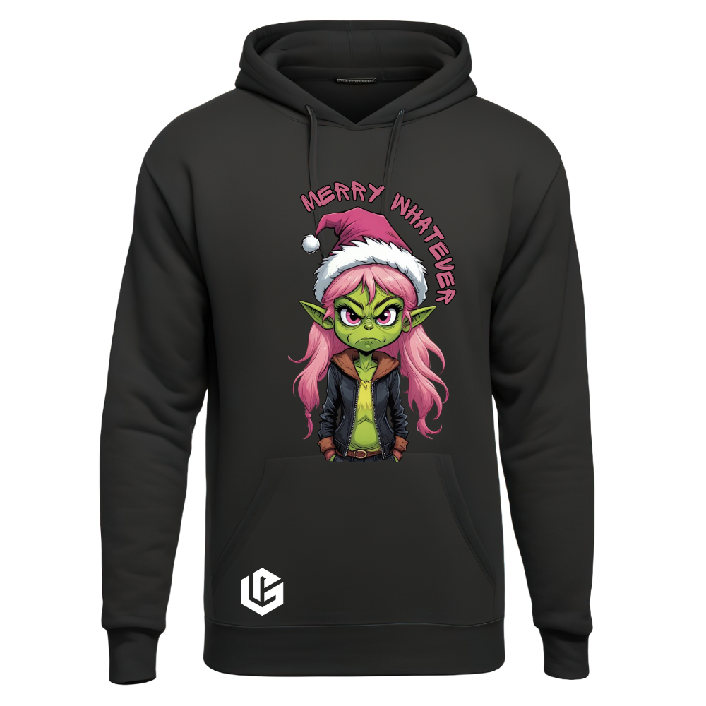 Hoodie "Grinch Pinki" designed by LottaLaVida