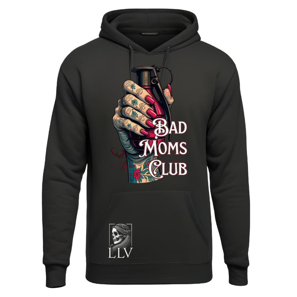 Loom Hoodie "Bad Moms Club" designed by LottaLaVida