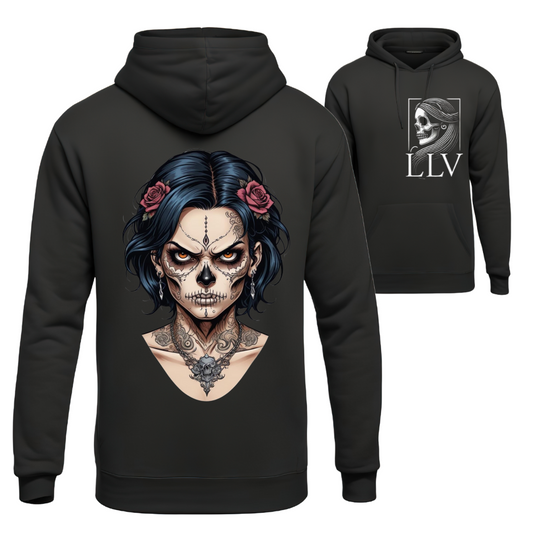 Lara Hoodie "Skull" designed by LottaLaVida