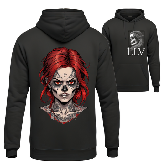 Loba Hoodie "Skull" designed by LottaLaVida