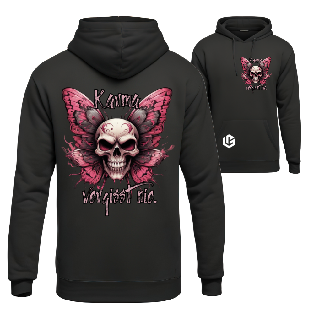 Hoodie "Karma vergisst nicht " designed by LottaLaVida