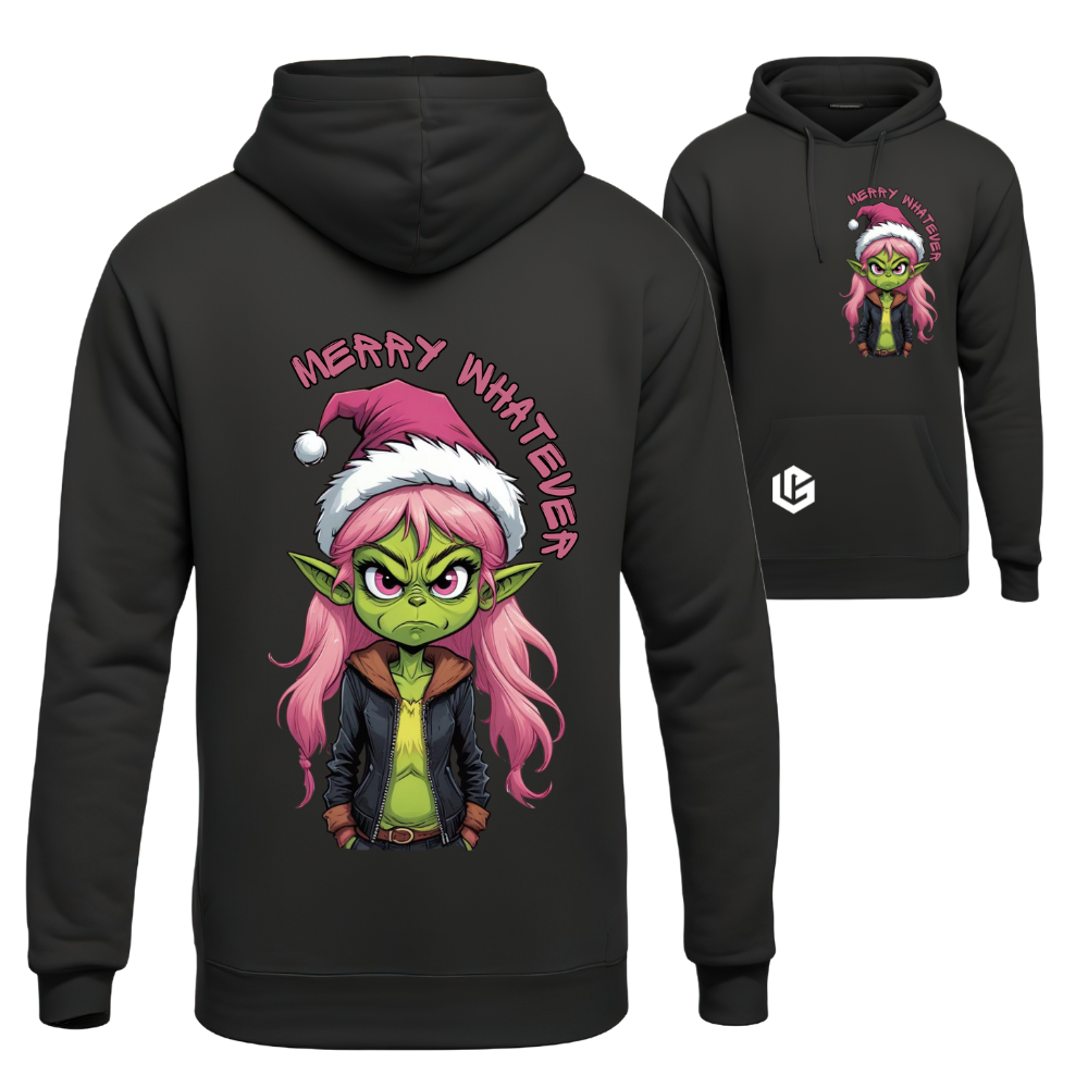 Hoodie "Grinch Pinki" designed by LottaLaVida