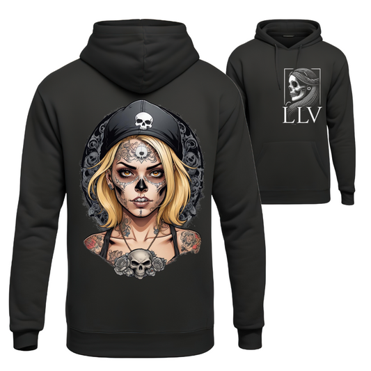 Lane Hoodie "Skull" designed by LottaLaVida